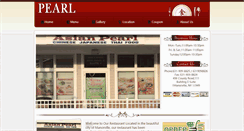 Desktop Screenshot of gopearlsushi.com